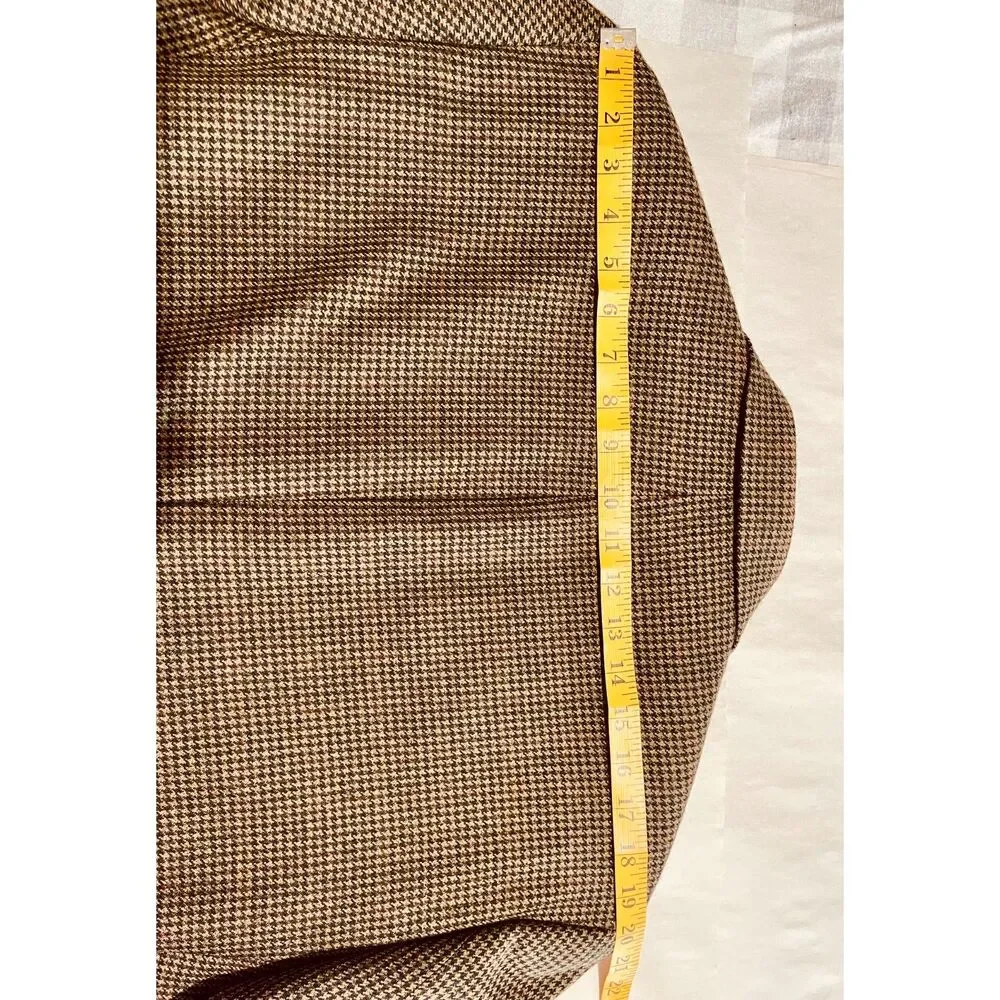 Lauren Ralph lauren wool blazer sportcoat tombstone brown dark accademia men 44R